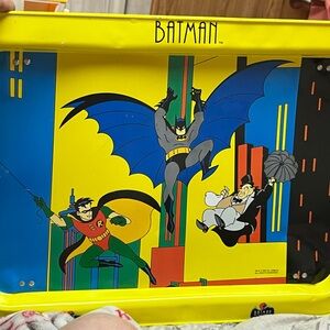 VTG Batman Animated Series 1993 Metal TV Tray